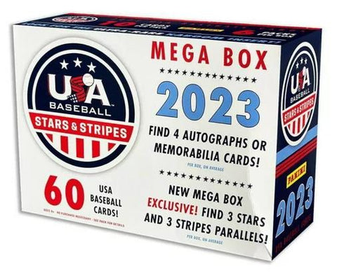 2023 Panini USA Stars & Stripes Baseball Mega