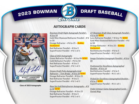 2023 Bowman Draft Baseball Hobby Jumbo