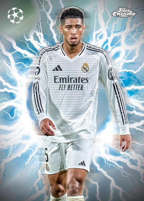 2024/25 Topps Chrome UEFA Club Competitions Soccer Hobby Jumbo