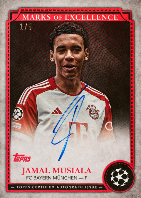 2024/25 Topps Chrome UEFA Club Competitions Soccer Hobby