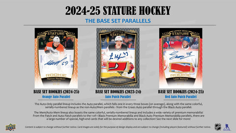 2024/25 Upper Deck Stature Hockey Hobby