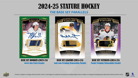 2024/25 Upper Deck Stature Hockey Hobby