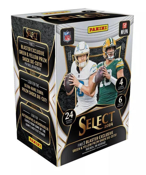 2024 Panini Select Football 6-Pack Blaster (Green & Yellow Prizms!)