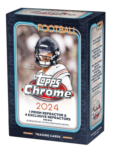 2024 Topps Chrome Football 7-Pack Blaster