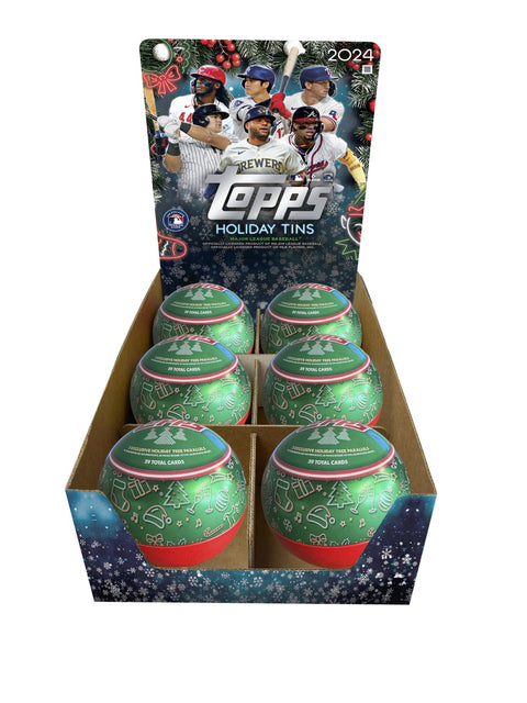 2024 Topps Holiday Baseball Tin