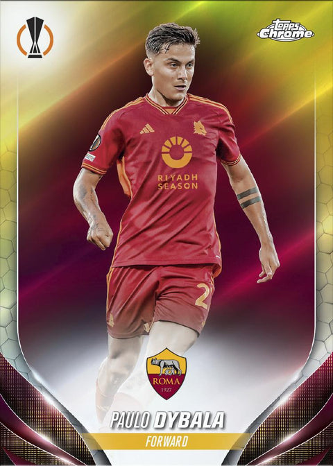 2023/24 Topps Chrome UEFA Club Competitions Soccer 7-Pack Blaster