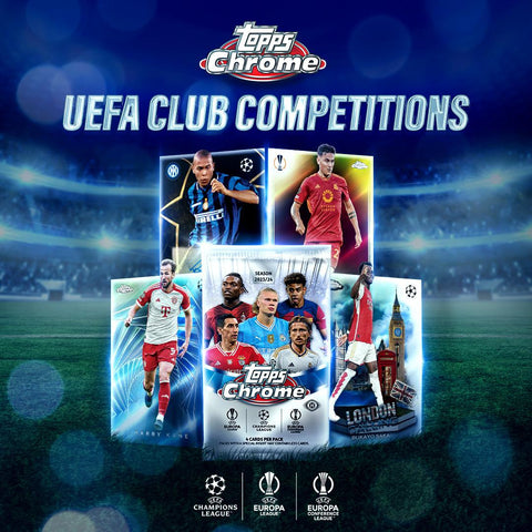 2023/24 Topps Chrome UEFA Club Competitions Soccer Hobby