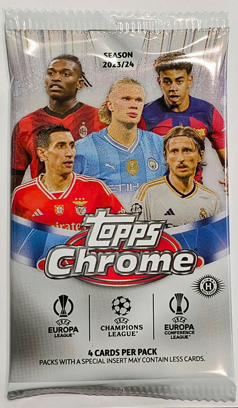 2023/24 Topps Chrome UEFA Club Competitions Soccer Hobby