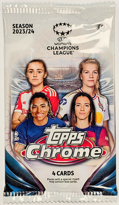 2023/24 Topps Chrome UEFA Women's Champions League Soccer Hobby