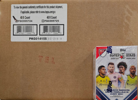 2024 Topps Superstars MLS Major League Soccer 9-Pack Blaster