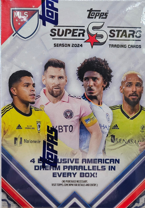 2024 Topps Superstars MLS Major League Soccer 9-Pack Blaster