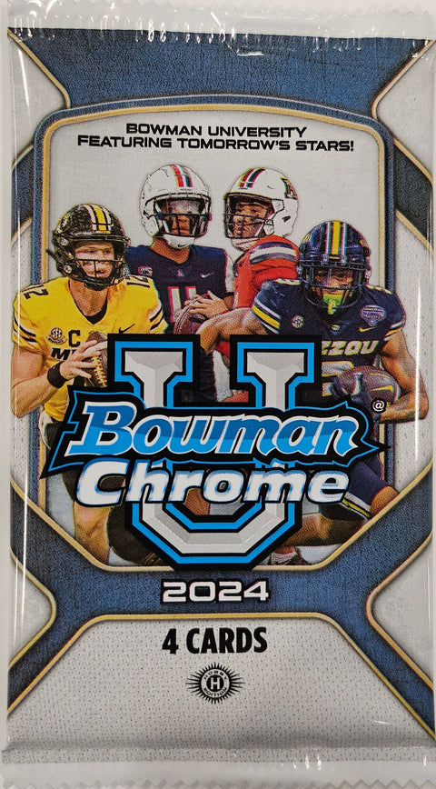 2024 Bowman University Chrome Football Hobby