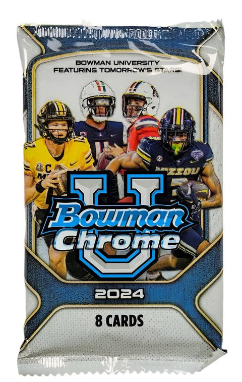 2024 Bowman University Chrome Football Hobby Jumbo