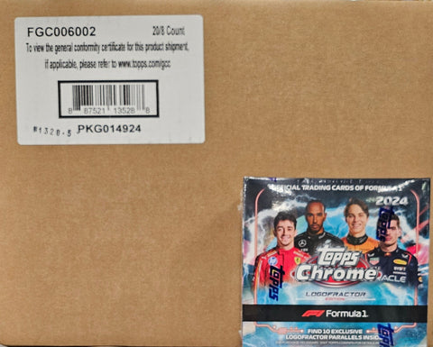 2024 Topps Chrome F1 Formula 1 Logofractor Box