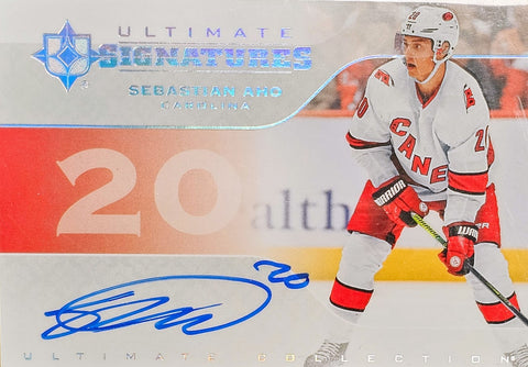 2019/20 Upper Deck Ultimate Signatures Sabastian Aho Auto