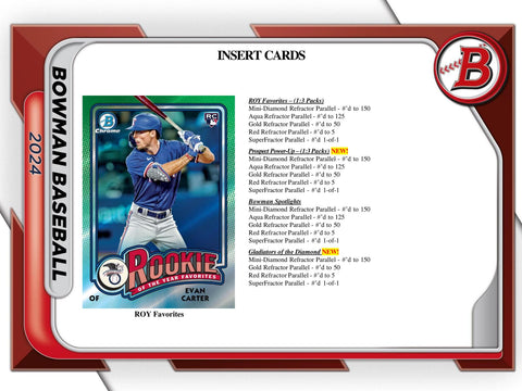 2024 Bowman Baseball Hobby Jumbo