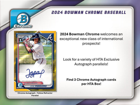 2024 Bowman Chrome Baseball HTA Choice