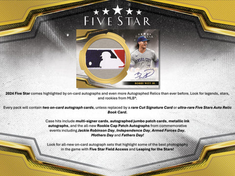 2024 Topps Five Star Baseball Hobby