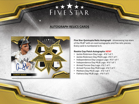 2024 Topps Five Star Baseball Hobby