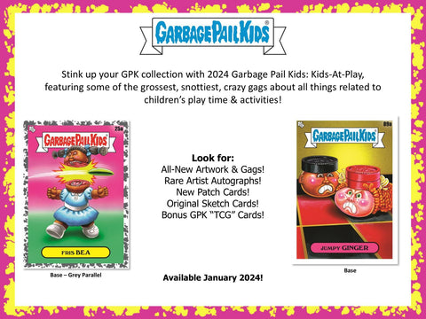 Garbage Pail Kids Series 1: Kids-At-Play Collector Hobby (Topps 2024)