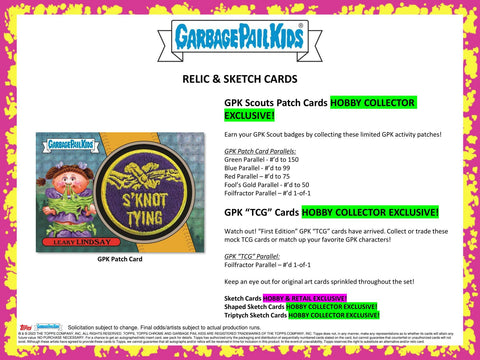 Garbage Pail Kids Series 1: Kids-At-Play Hobby (Topps 2024)