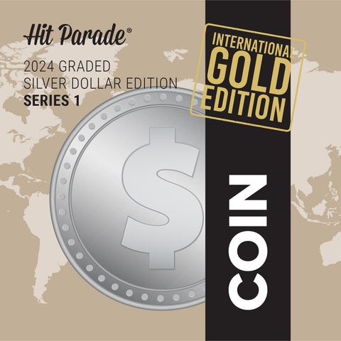 2024 Hit Parade Graded Silver Dollar International GOLD Edition Series 1 Hobby