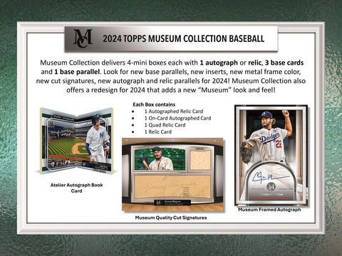 2024 Topps Museum Collection Baseball Hobby