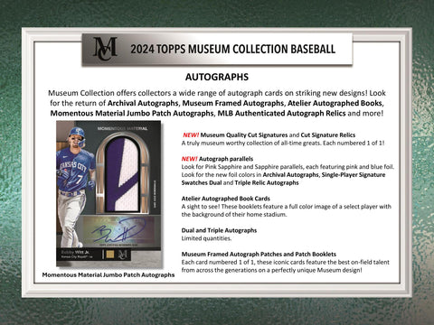 2024 Topps Museum Collection Baseball Hobby