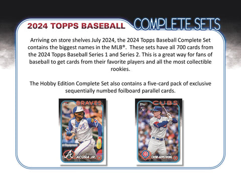 2024 Topps Factory Set Baseball Hobby