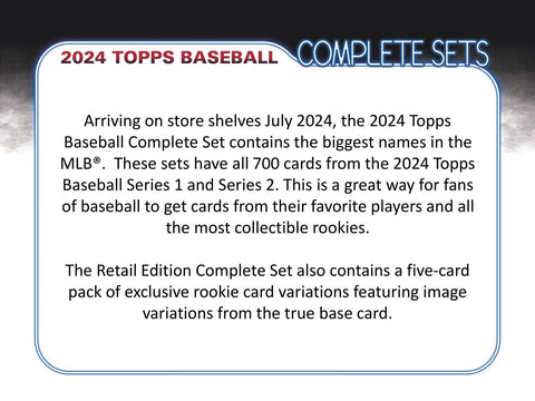 2024 Topps Factory Set Basebal