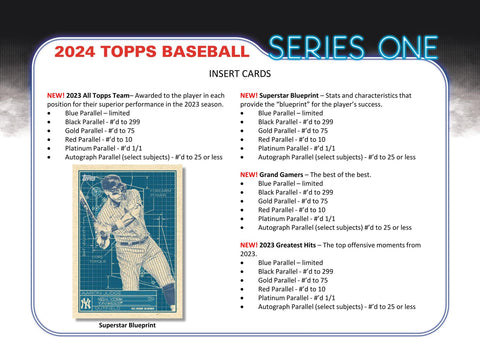 2024 Topps Series 1 Baseball Hobby Jumbo