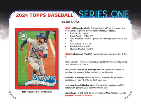 2024 Topps Series 1 Baseball Hobby