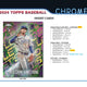 2024 Topps Chrome Baseball Hobby Pack