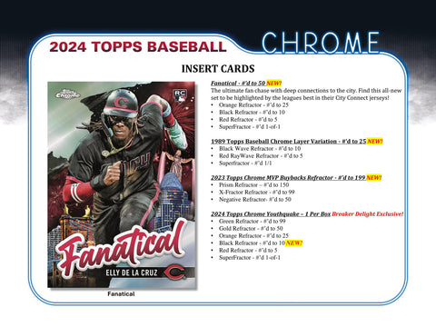 2024 Topps Chrome Baseball Hobby