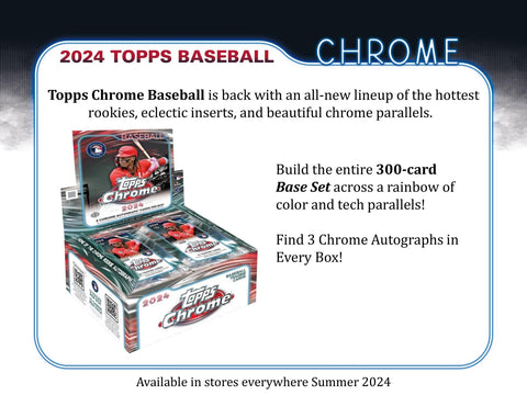 2024 Topps Chrome Baseball Hobby Jumbo