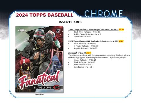 2024 Topps Chrome Baseball Hobby Jumbo