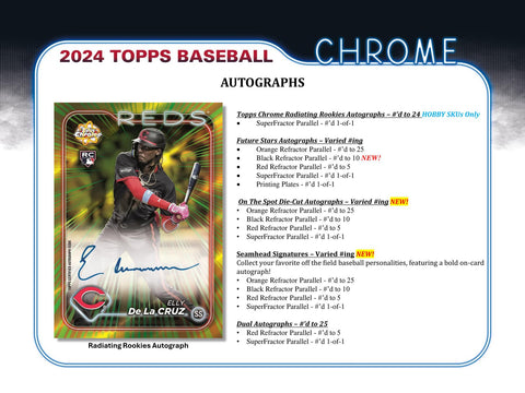 2024 Topps Chrome Baseball Hobby Jumbo