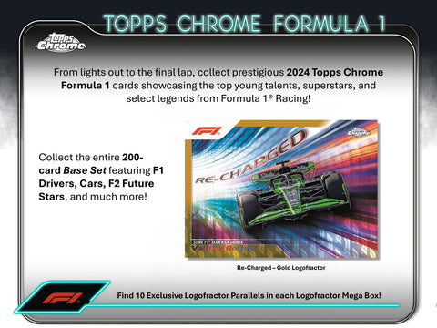 2024 Topps Chrome F1 Formula 1 Logofractor Box