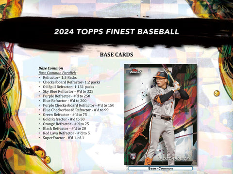 2024 Topps Finest Baseball Hobby