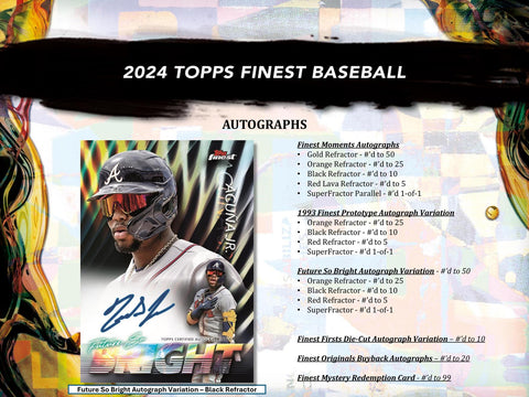 2024 Topps Finest Baseball Hobby