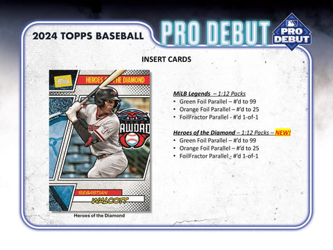 2024 Topps Pro Debut Baseball Hobby Jumbo