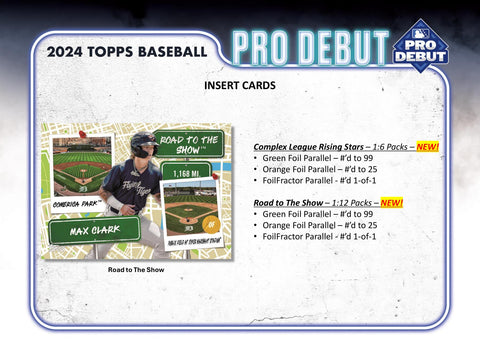 2024 Topps Pro Debut Baseball Hobby Jumbo