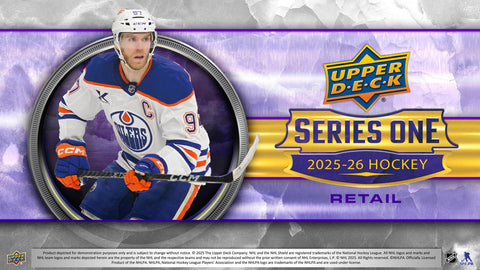 2025/26 Upper Deck Series 1 Hockey Tin (Box) Case (12 Ct.)