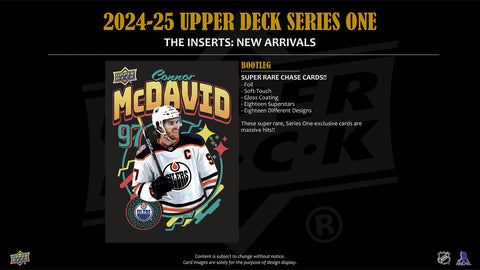 2025/26 Upper Deck Series 1 Hockey Tin (Box) Case (12 Ct.)
