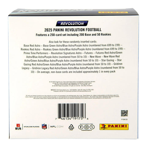 2025 Panini Revolution Football Mega