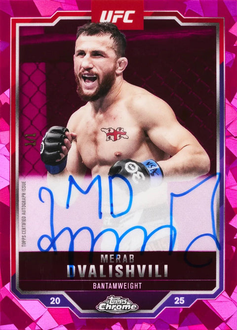 2025 Topps Chrome UFC Sapphire Edition