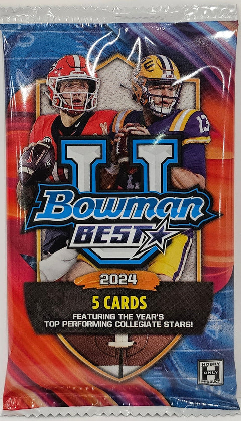 2024 Bowman University Best Football Hobby Box