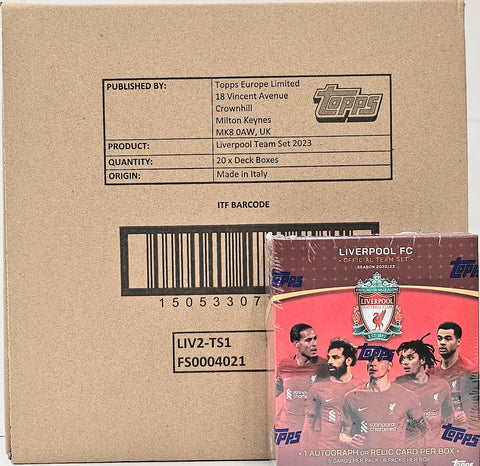 2022/23 Topps Liverpool FC Official Team Set Soccer