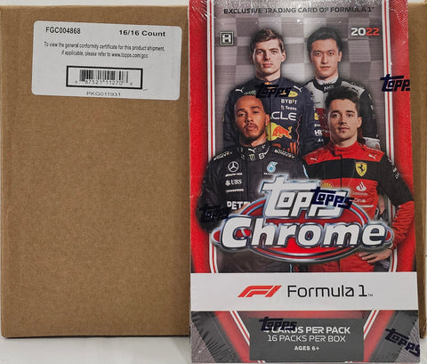 2022 Topps Chrome F1 Formula 1 Hobby Lite