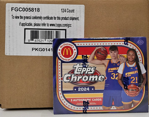 2024 Topps Chrome McDonald's All American Basketball Hobby Box